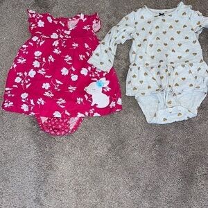EUC Bundle of Baby Girl Bodysuits
